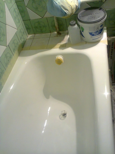 Реставрация чугунной ванны в Дунаевцах